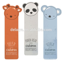 Custom Lovely Animals Shape Paper Bookmark for Book Reading